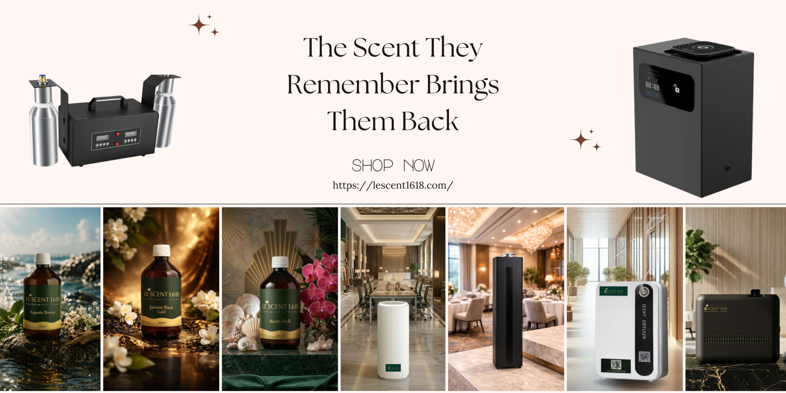 Commercial Aroma Diffusers for Hotels, Offices & Banks