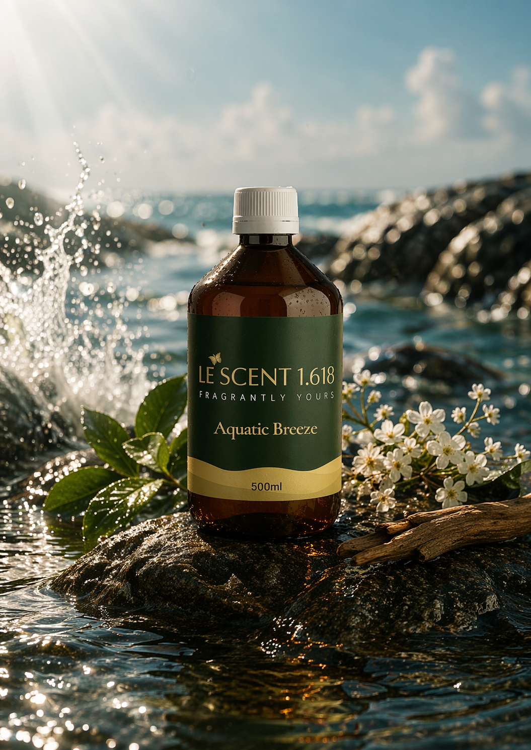 Aquatic Breeze Essence Oil – Fresh Marine Diffuser Blend | Le Scent 1.618