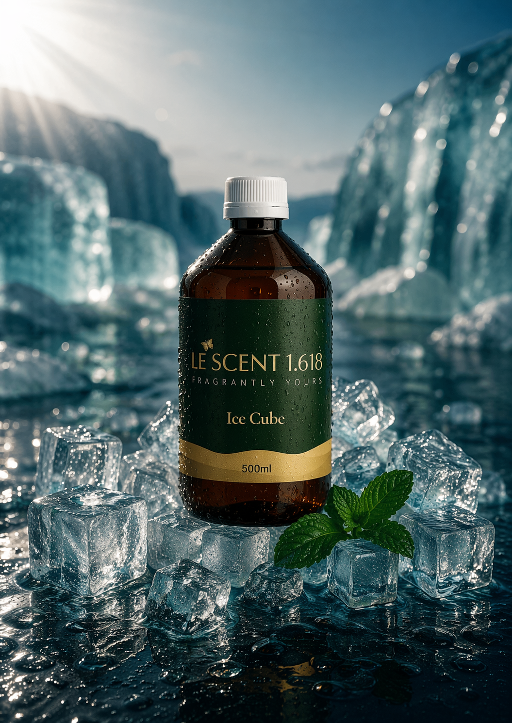 Ice Cube Premium Aroma Oil | Fresh Long-Lasting Diffuser Fragrance