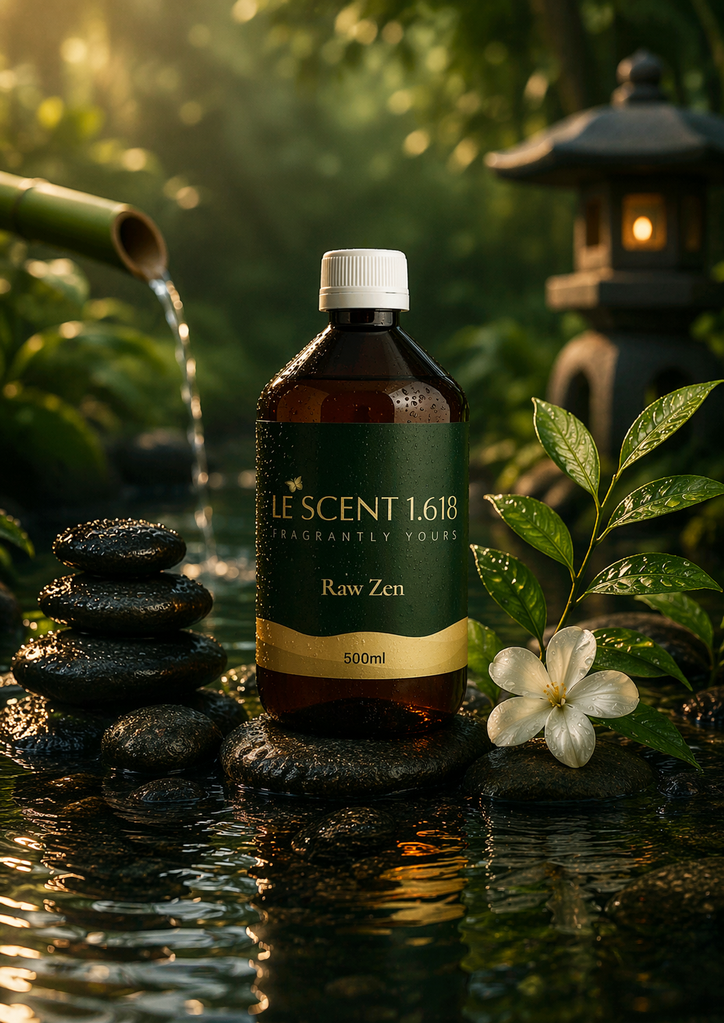 Raw Zen Fragrance Oil | Le Scent 1.618 Premium Aroma Diffuser Oil