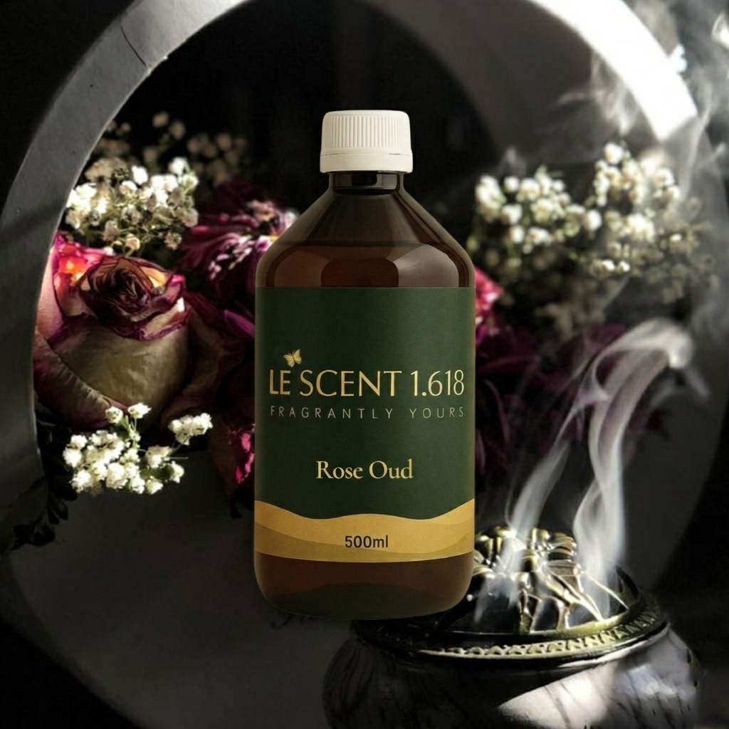 Rose Oudh Essence Oil by Le Scent 1.618 – A Sensual Harmony of Floral and Wood