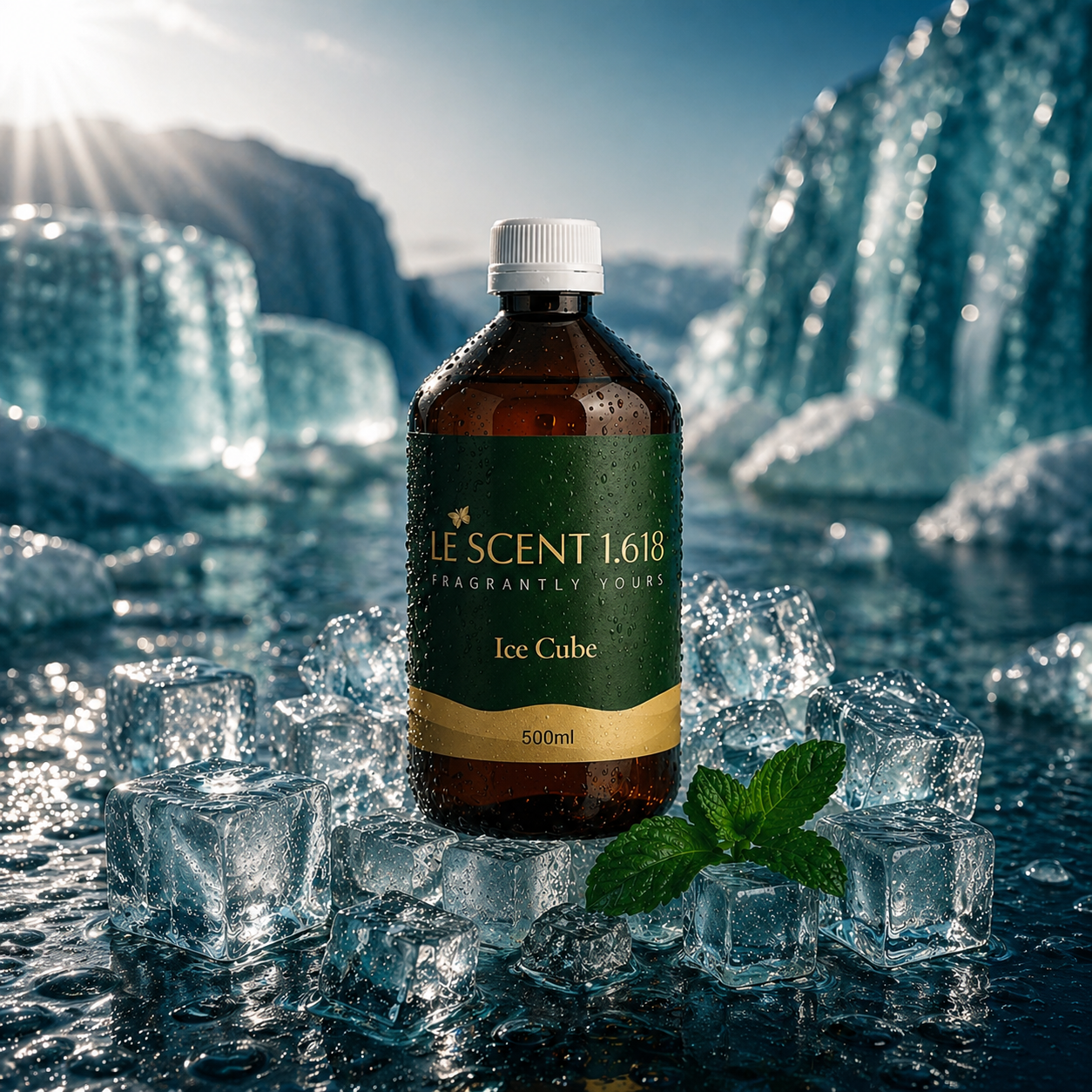 Ice Cube Premium Aroma Oil | Fresh Long-Lasting Diffuser Fragrance